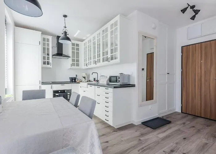 Daire Golden Apartments Gdansk - Cozy Studio - Great Location&Kollotaja *